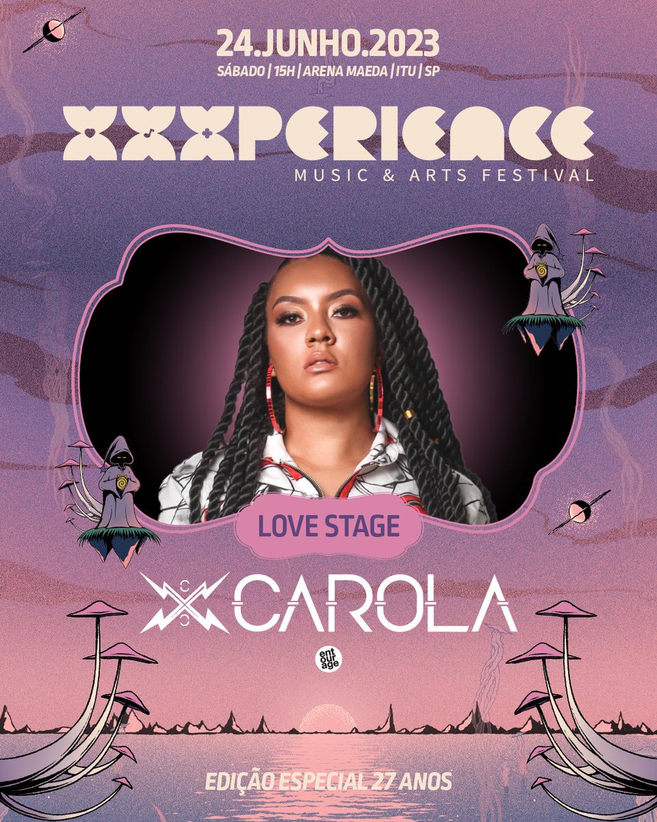 E o #lovestage receberá a querida <a href="/listentocarola/">CAROLA | BUILD THE BEAT | OUT NOW 🎶</a> para a celebração da #xxx27anos 
🦋🦋🦋
