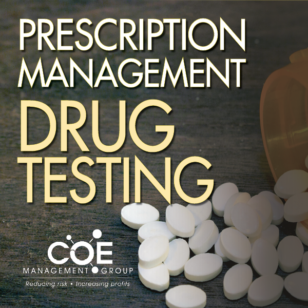 CoeManagement's tweet photo. Certain medications require monitoring from healthcare providers, i.e. pain medications and/or drug replacement like Suboxone or Methadone. We provide prescription management testing via lab collection and onsite testing supplies for same-day results. https://t.co/hU04oF6ifO https://t.co/uRnYbMFsbK