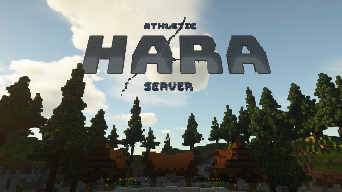 hara_server's tweet photo. 大変お待たせいたしました。
はら鯖の本公開が決定いたしました。

日時: 4月16日(日) 13:00 (JST)
IP: https://t.co/Npuhp2jUNm
ver: 1.12.2

リプライにて、公開されるアスレチックの説明をいたします。 https://t.co/9ISasFPHbC