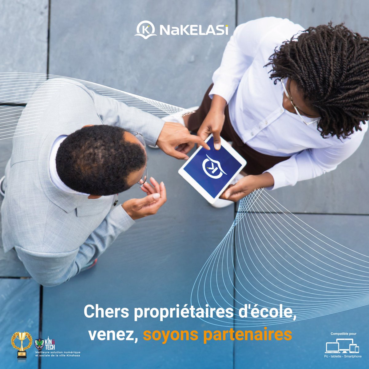 nakelasi's tweet photo. Nous vous soulagons du stress à tout moment vous pouvez avoir un contrôle sur l'éducation de vos enfants.

Nakelasi App , l'application qui vous lie à l’école de vos enfants. 

@nakelasi_sarl 

 #NakelasiKinshasa #eductech https://t.co/wENKKHcRTS