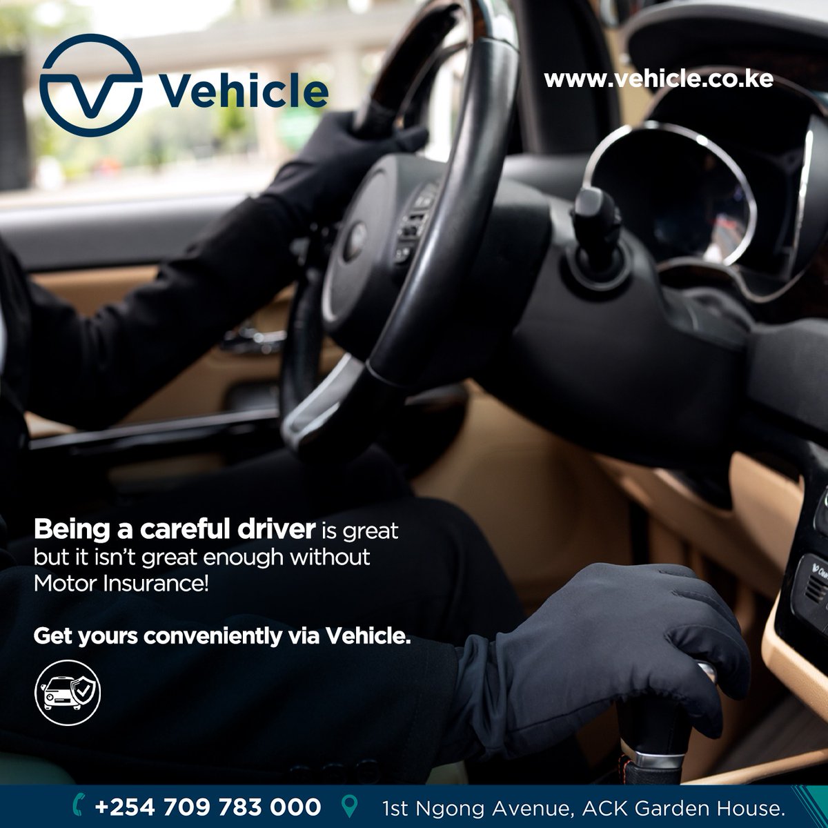 Be that best driver you have always wanted to be on the road with Motor Insurance!

Get one conveniently via vehicle.co.ke and many options available for you.    

#vehicleinsurance #WednesdayThoughts #RevvedUp #ComprehensiveInsurance #RoadRage