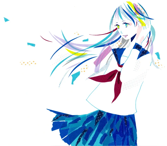 #フォロワー10000以下の一次創作作家発掘フェス マスキングテープとかでポップで可愛いイラスト描いてます!
