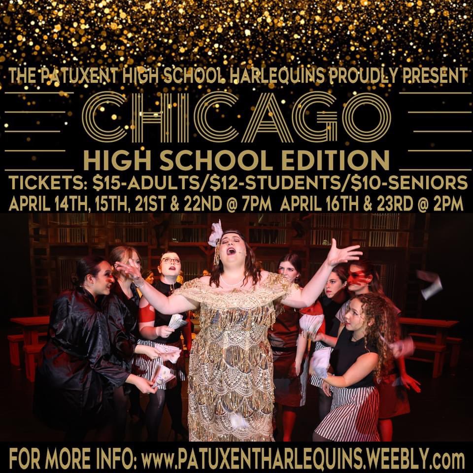 Opening night is this Friday!!! Tickets can be purchased at the door,  patuxentband.com/fundraising.ht… or showtix4u.com/event-details/…! 🎶💚🖤🐾