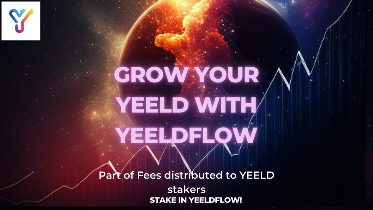 yeeldx's tweet photo. 🚀 Holders of YEELD tokens staked in Yeeldflow Vault are in for a treat! 💰 A portion of protocol fees will be used to buy YEELD tokens on the open market and send them to the Vault. 📈 This means more value for YEELD holders! #YEELD #Defi #Crypto 💎 https://t.co/xDEkYLCAO3