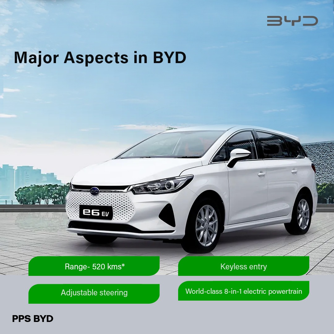 PpsByd's tweet photo. Furnished with some of the most advanced features providing best-in-class attributes, e6 is the perfect epitome, helping you drive in comfort. Contact us on for more details : https://t.co/nPTk33IpRQ
.
.
#BYD #BYDIndia #PPSMotors #byde6 #goelectric https://t.co/RE1IufNclH