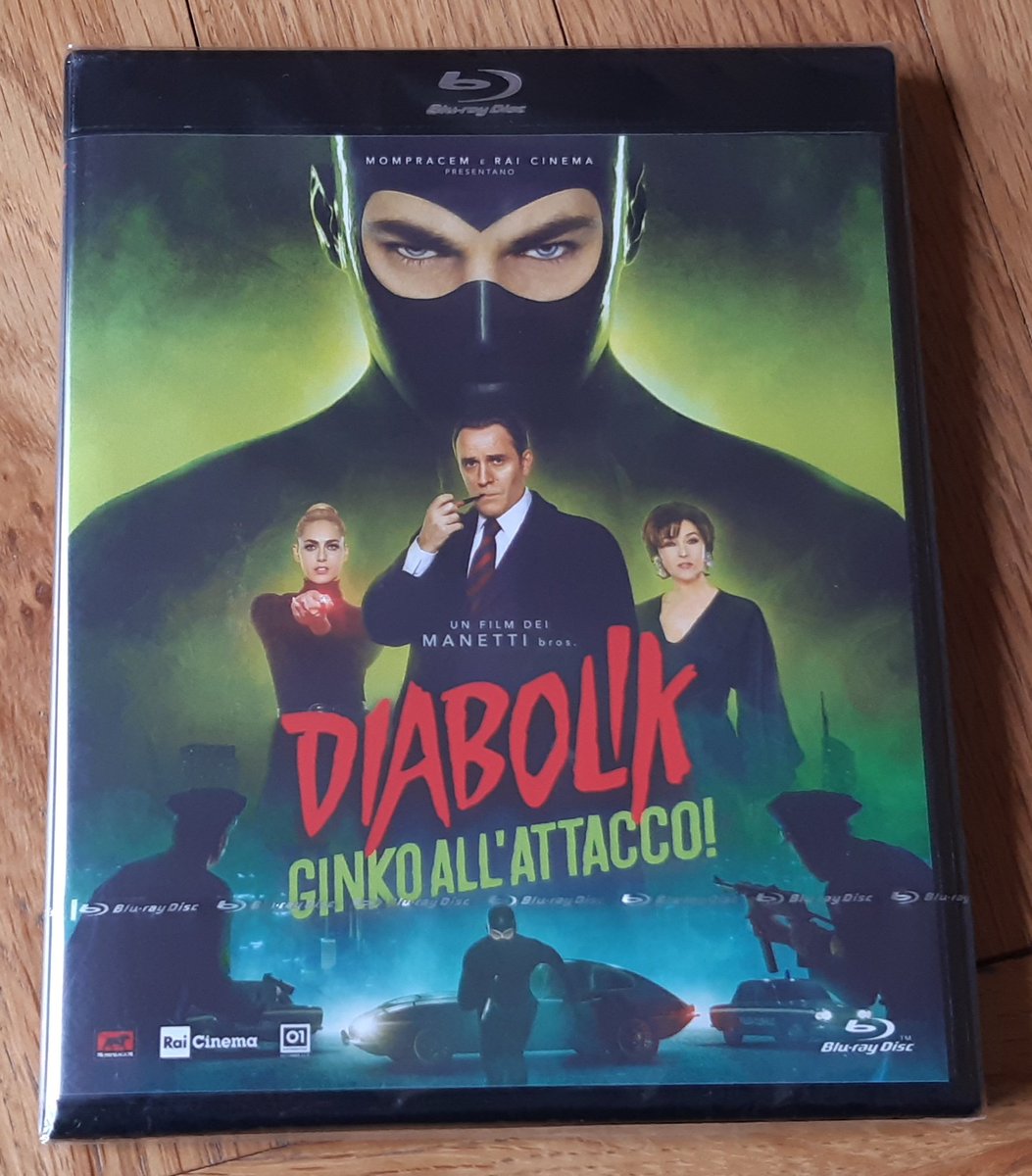 TheFilmFair's tweet photo. Recent #physicalmedia pick-up... on blu-ray #DiabolikGinkoAllAttacco (2022 - Dir. #AntonioManetti & #MarcoManetti) #Diabolik https://t.co/YNkfUknNfn