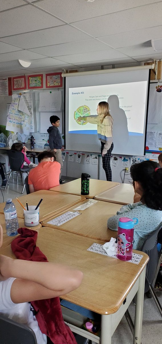 Using fractions to show fair shares!  We are #communicators <a href="/GlenwoodGriffin/">Glenwood Griffins</a> <a href="/ibpyp/">IB PYP</a> <a href="/MissMMonforton/">Miss Monforton</a>