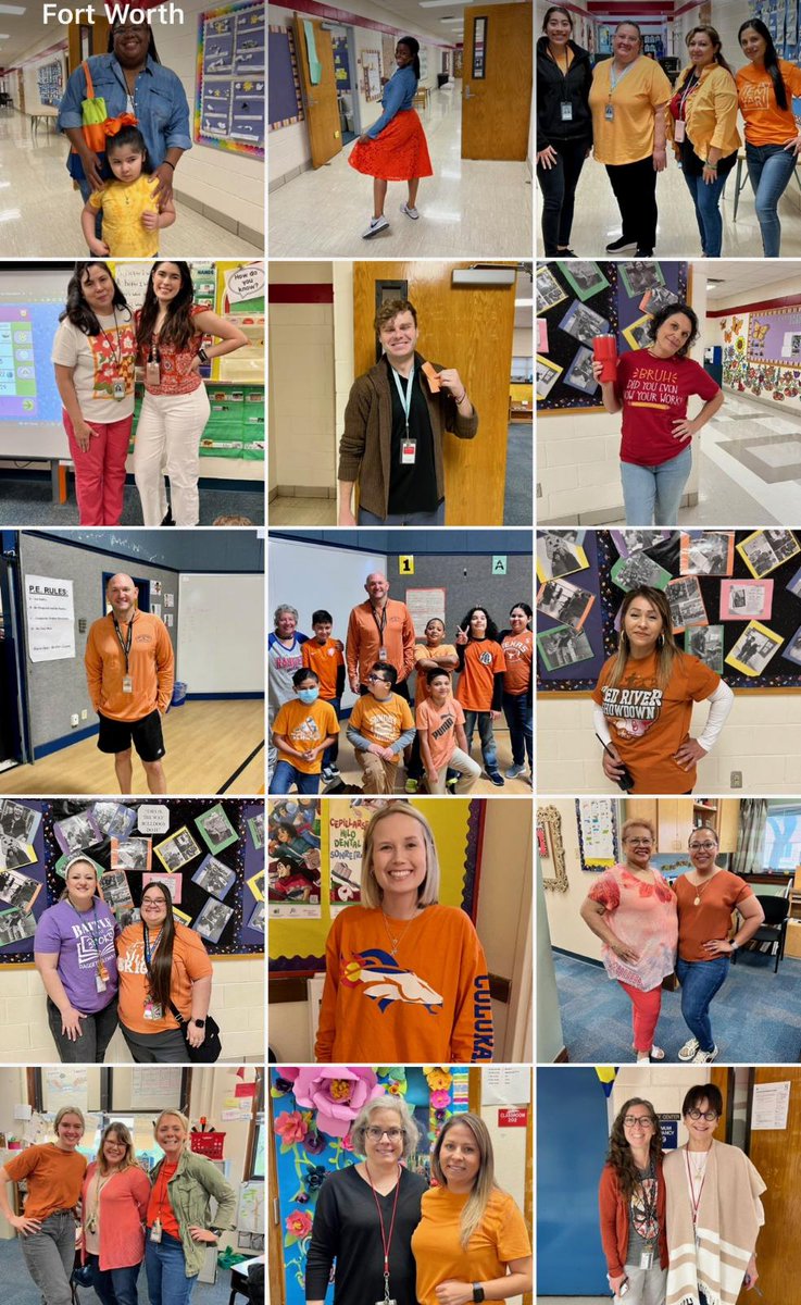 EMDaggettFWISD's tweet photo. Thank you Daggett Family for celebrating the life of our Superhero Jonathan Beltran. You accepted the invitation and wore his favorite color 🧡. https://t.co/Ig6JPEyn4w