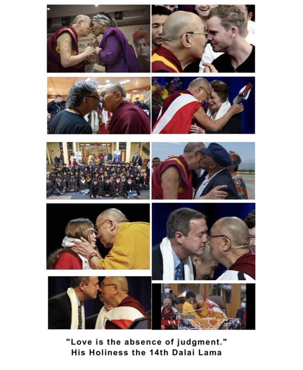 TenzinMenkyi's tweet photo. His Holiness 14th Dalai Lama is the epitome of compassion. And his affection towards the little boy has been misinterpreted by the media. Stop spreading negativity in the name of news. #longliveHHDalaiLama #stopTroll https://t.co/qNfnx1Kh1z
