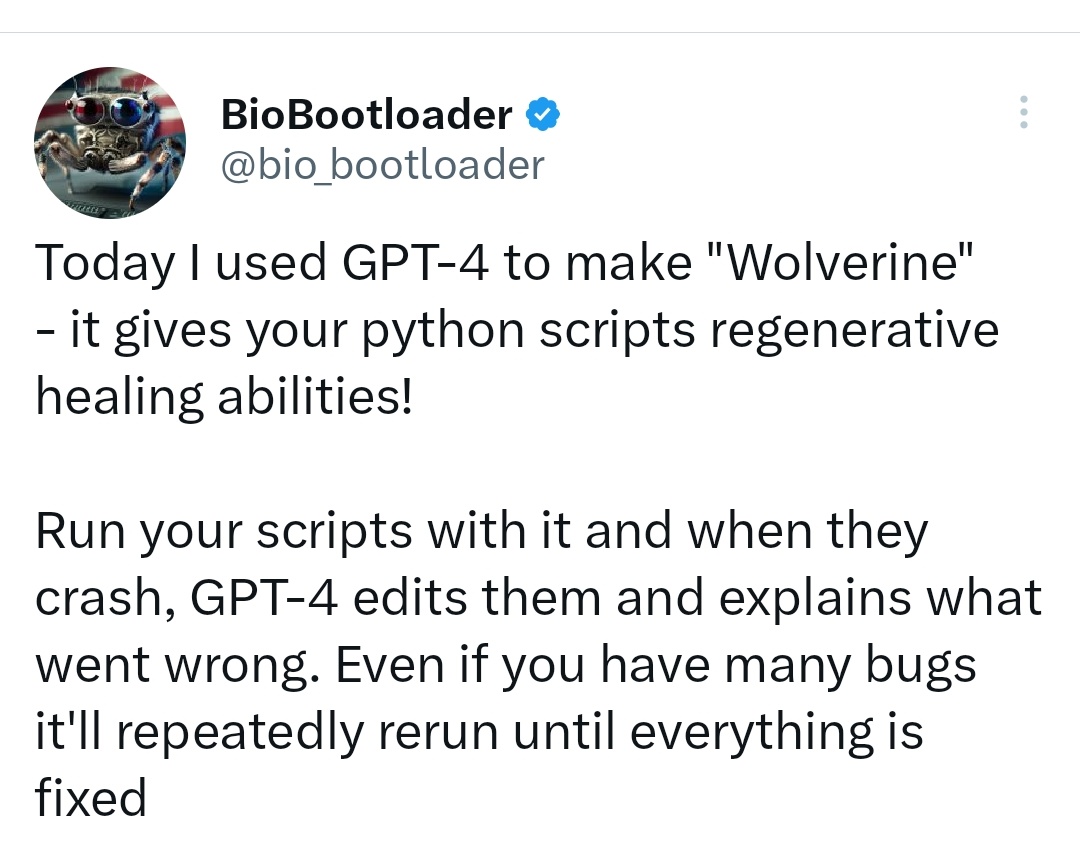 DrEliDavid's tweet photo. Now imagine a malware that autonomously creates mutations of itself with GPT, and if they're caught by the anti-virus, it keeps editing until a fully evading mutation is created.

Prediction: We will see such nightmarish malware within the next few months.
_ https://t.co/jrTHXhTW7c
