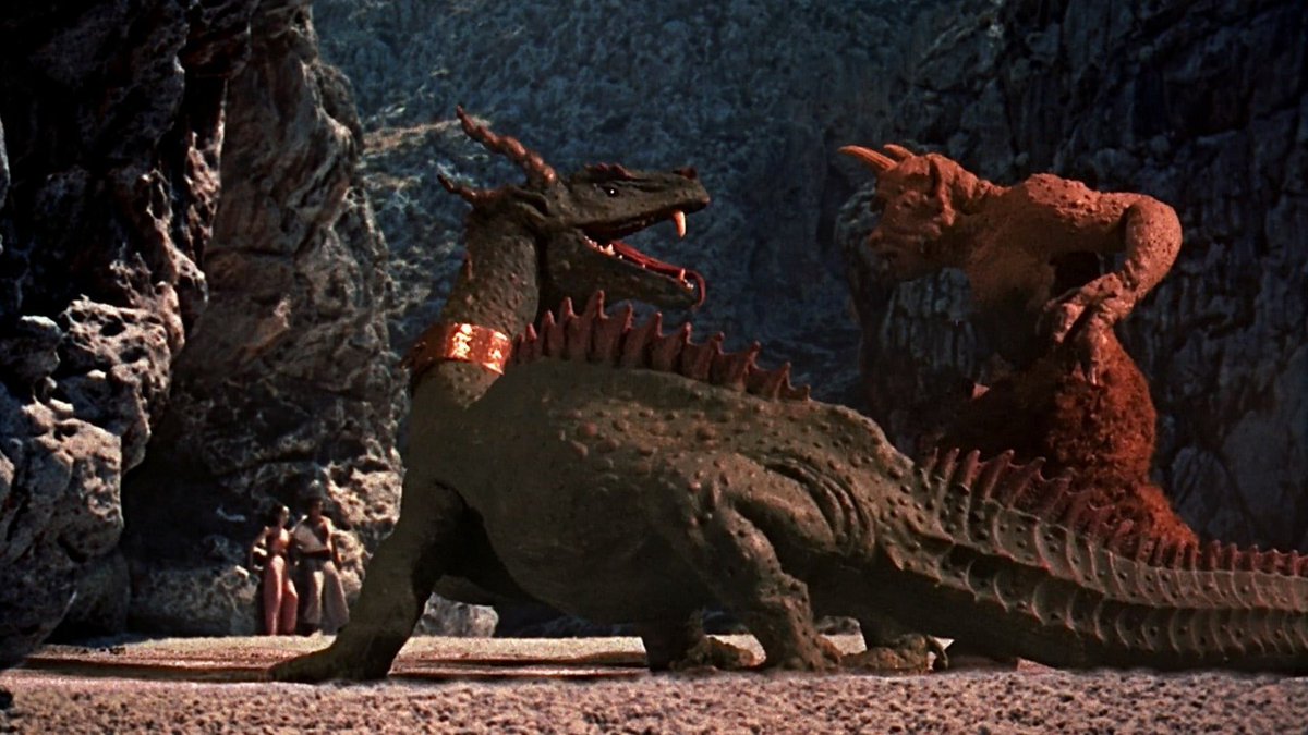futureotforce's tweet image. Don’t miss @Ray_Harryhausen’s iconic  ‘The 7th Voyage of Sinbad’ on @Film4 at 2:55 this afternoon.

Spend the afternoon with the Cyclops, Skeleton, Dragon and more! #RayHarryhausen #the7thvoyageofsinbad #dynamation #Harryhausen100