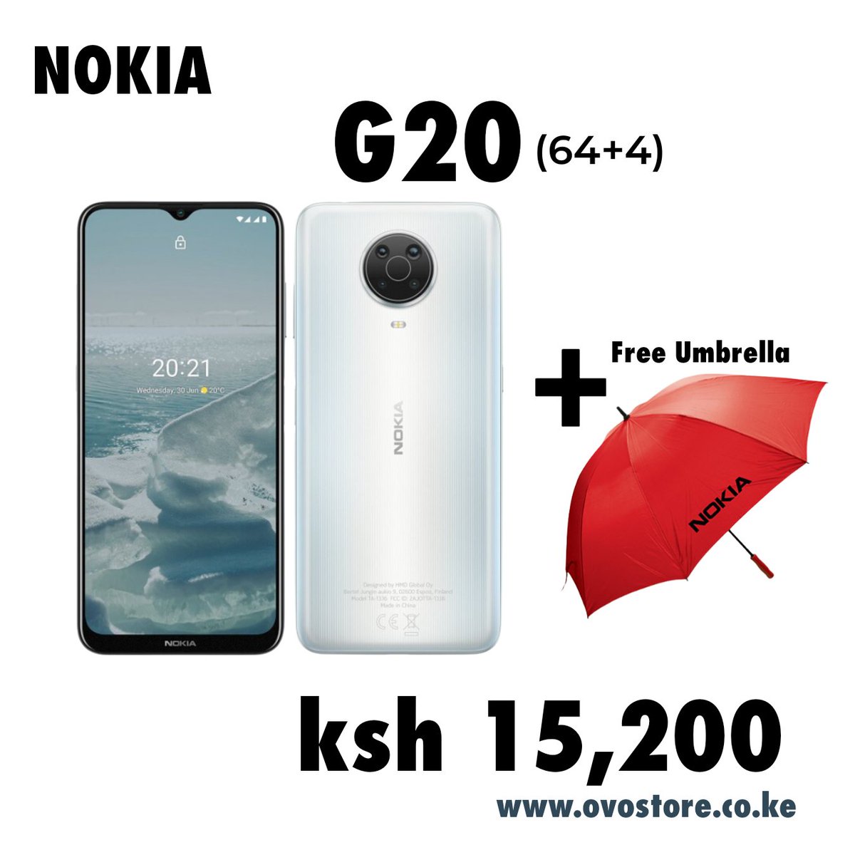 Nokia G20 key features

RAM: 4GB

Internal Storage: 64GB

Battery: 4000mAh