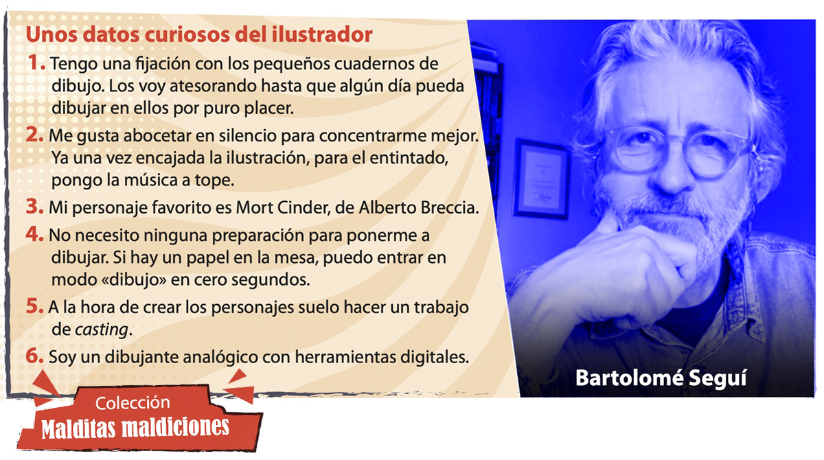 loqueleo_es's tweet photo. .@bsegui nos cuenta cómo entra en «modo dibujo» y otras curiosidades. Así es como ha hecho las ilustraciones para #MalditasMaldiciones
https://t.co/Y5TybSHZc5 https://t.co/qXQsyq5yYp