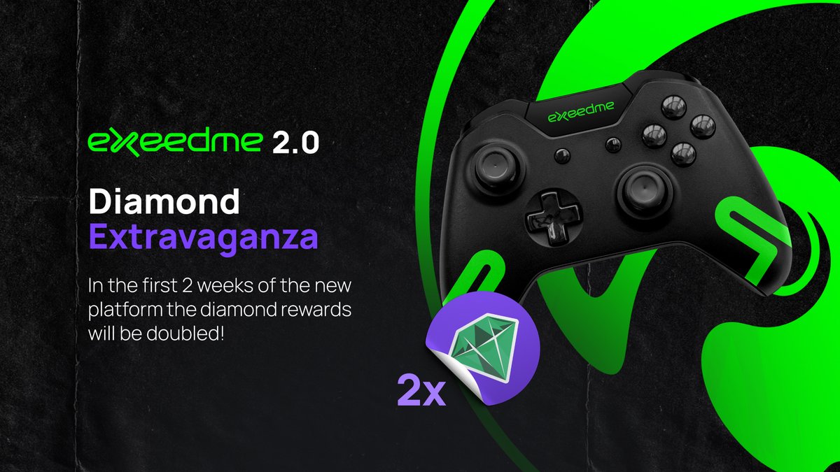 SkinsProtocol's tweet photo. 🐦The early bird gets the Diamond!💎

In 🟩Exeedme 2.0 two first weeks, Diamond Rewards will be Double!

🎮Don’t miss this opportunity to turn your competitive skill into real life earnings and Freedom!💪

Excited yet? https://t.co/2lohfTjhc9