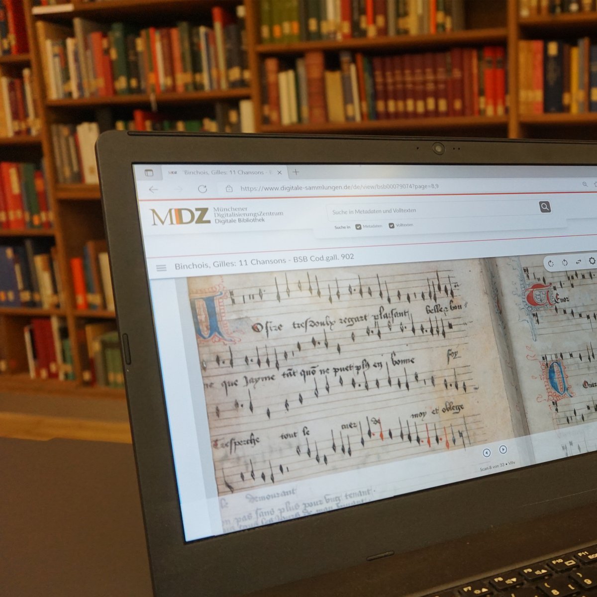 Gibt es eine Website, die von musikwissenschaftlichen Interesse ist und die archiviert werden soll? 
Dann sind wir der richtige Ansprechpartner. Mehr Informationen gibt es unter: musiconn.de/services/wunsc…
Foto: BSB / B. Lutz