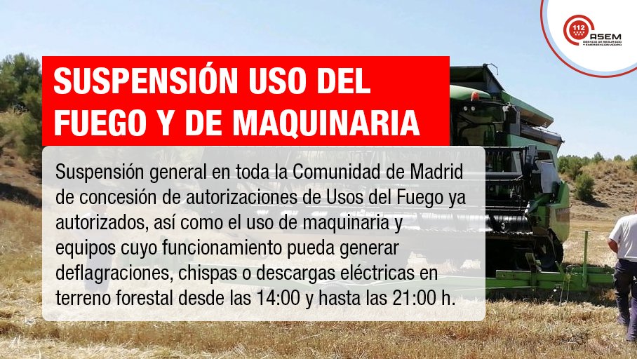112 Comunidad de Madrid tweet media