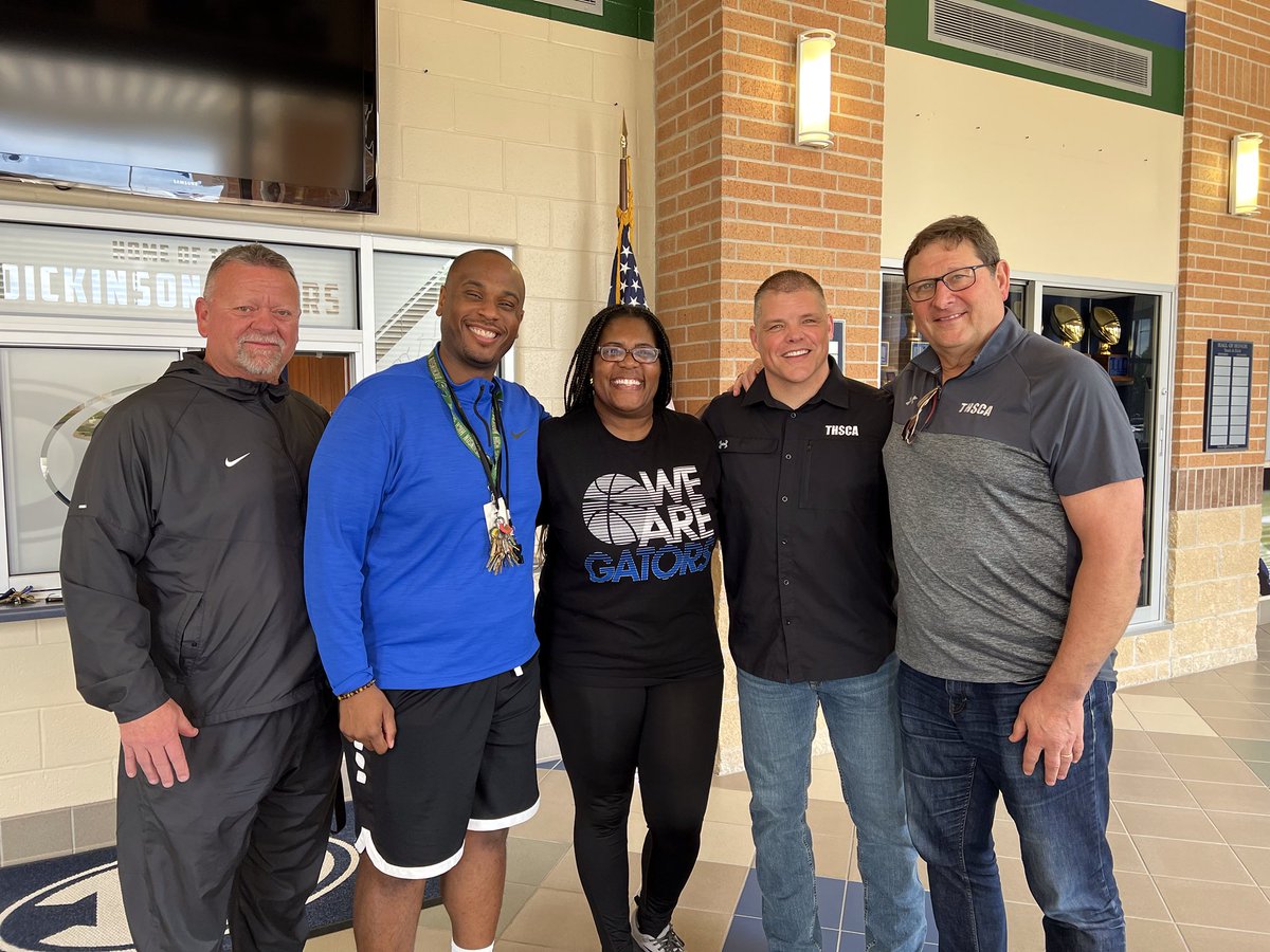 DHSGatorFB (@dickinsonfb) on Twitter photo Appreciate @edwardpolk & <a href="/CoachGWest/">Coach Glen West</a> stopping by The Swamp to check on us, we appreciate all you do to advocate for HS Athletics.
#GatorPride
<a href="/gators_bb/">DHS Gator Basketball</a> <a href="/DickinsonGBB/">Dickinson Girls Basketball</a> <a href="/THSCAcoaches/">THSCA</a> Appreciate @edwardpolk & <a href="/CoachGWest/">Coach Glen West</a> stopping by The Swamp to check on us, we appreciate all you do to advocate for HS Athletics.
#GatorPride
<a href="/gators_bb/">DHS Gator Basketball</a> <a href="/DickinsonGBB/">Dickinson Girls Basketball</a> <a href="/THSCAcoaches/">THSCA</a>