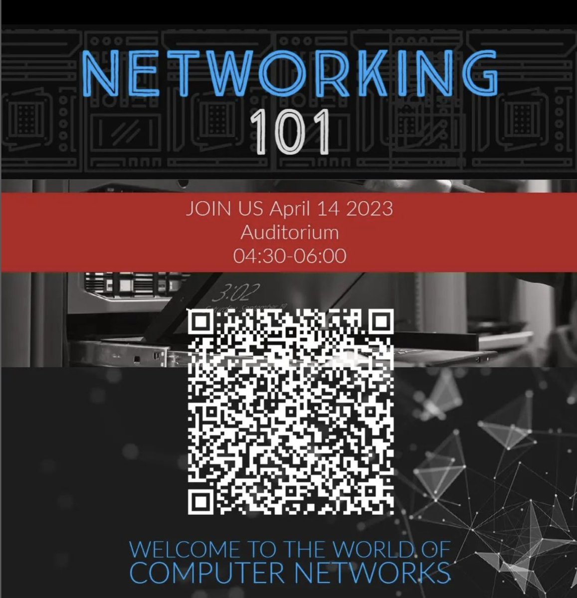 Unlocking the Networked World: Dive into the Depths of Internet, Networks & More!🌐

Date: 14th April 2023
Time: 4:30 PM onwards
Venue: Auditorium, AB-4

#networkingseminar #digitalageeducation #networking101 #internetbasics #networktechnology #techseminar #digitalworld #CodeX