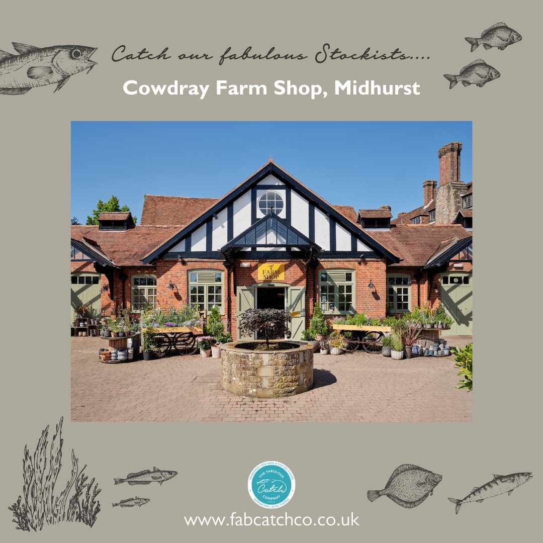 We are proud that our products are stocked in some of the finest independent food stores and farm shops in the UK - including the award-winning <a href="/CowdrayFarmShop/">Cowdray Farm Shop</a> and Café in Midhurst
Discover our stockists at fabcatchco.co.uk 
#localproduce #sustainablefishing #fabcatchco