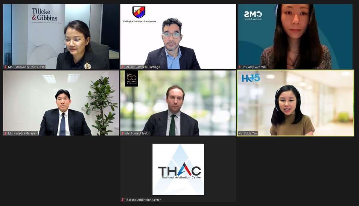 jaypsantiago's tweet photo. Got myself updated on Thai and HK arbitrations. Thanks to Suruswadee Jaimsuwan, Kunadha Gajaseni, Edward M Taylor, Amy Wen Wei, HK45 and THAC for inviting me to moderate this panel discussion. #internationalarbitration #thailand #hongkong #arbitration https://t.co/sNMhrayCgX