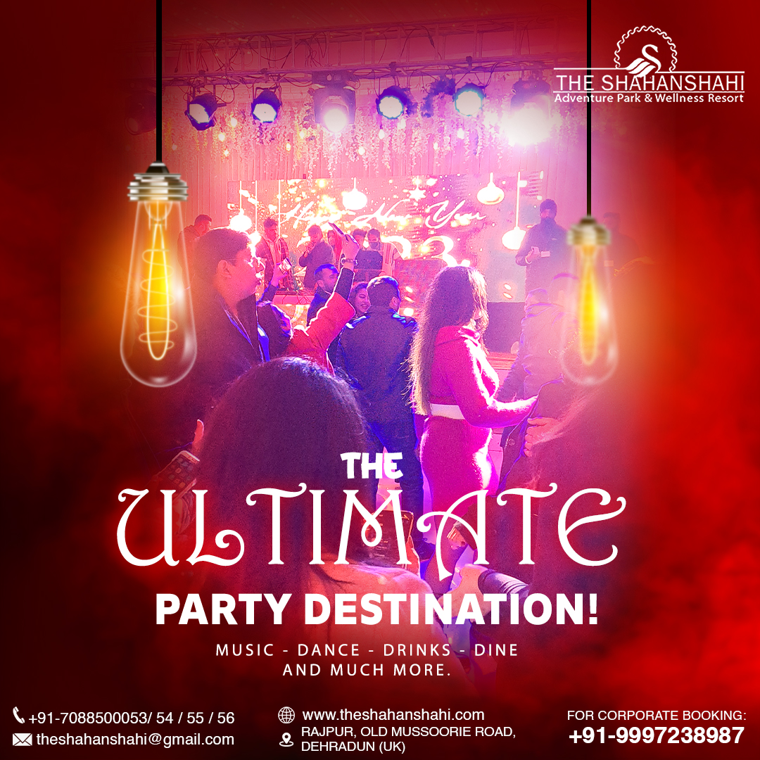 We are thrilled to invite you to celebrate your special occasion at our resort.
The perfect location to celebrate your special occasion.

Book Now - +91 - 9997238987
Website : theshahanshahi.com

#partyvenue #besthotels #bestresorts #bestrestaurant #partydestination