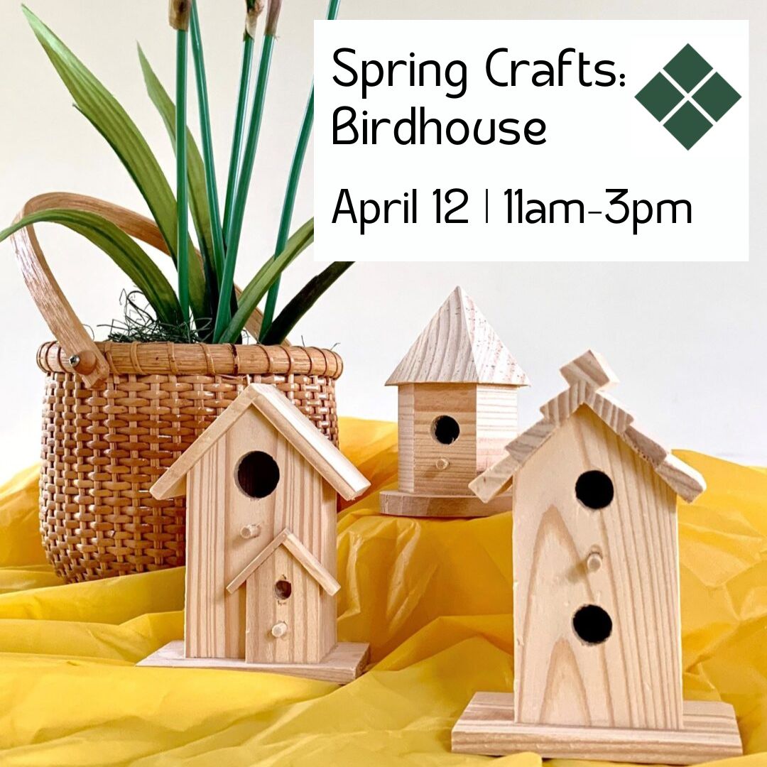 For today’s Spring Craft, we’re painting and decorating birdhouses! Drop in any time between 11 am and 3 pm, while supplies last. $5 per craft (does not include Museum admission). bit.ly/3yIzVfu