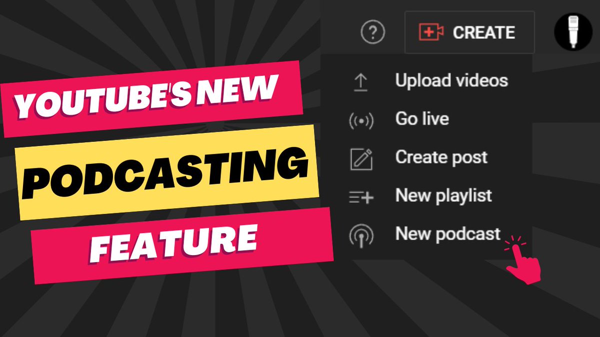 manicpod's tweet photo. From uploading to displaying analytical data, the new tools that YouTube is rolling out cover everything a podcaster would need to launch podcasts on the network. Have you used this feature yet? 

Read here - https://t.co/nf7ERSvVCL https://t.co/IHhy6Gf8lm