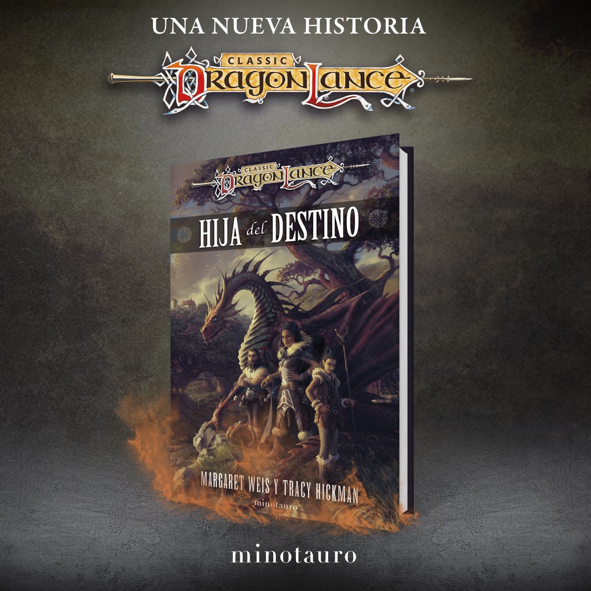 minotaurolibros's tweet photo. #YaEnLibrerías #HijaDelDestino, ¡una nueva historia #Dragonlance!

En ella aparecen los personajes favoritos de los lectores, protagonistas de las primeras trilogías, que enseñaron a toda una generación a disfrutar de la #fantasía.

🔥 https://t.co/RHbdswK7ZW

#DungeonsAndDragons https://t.co/45Eh7NpUBk