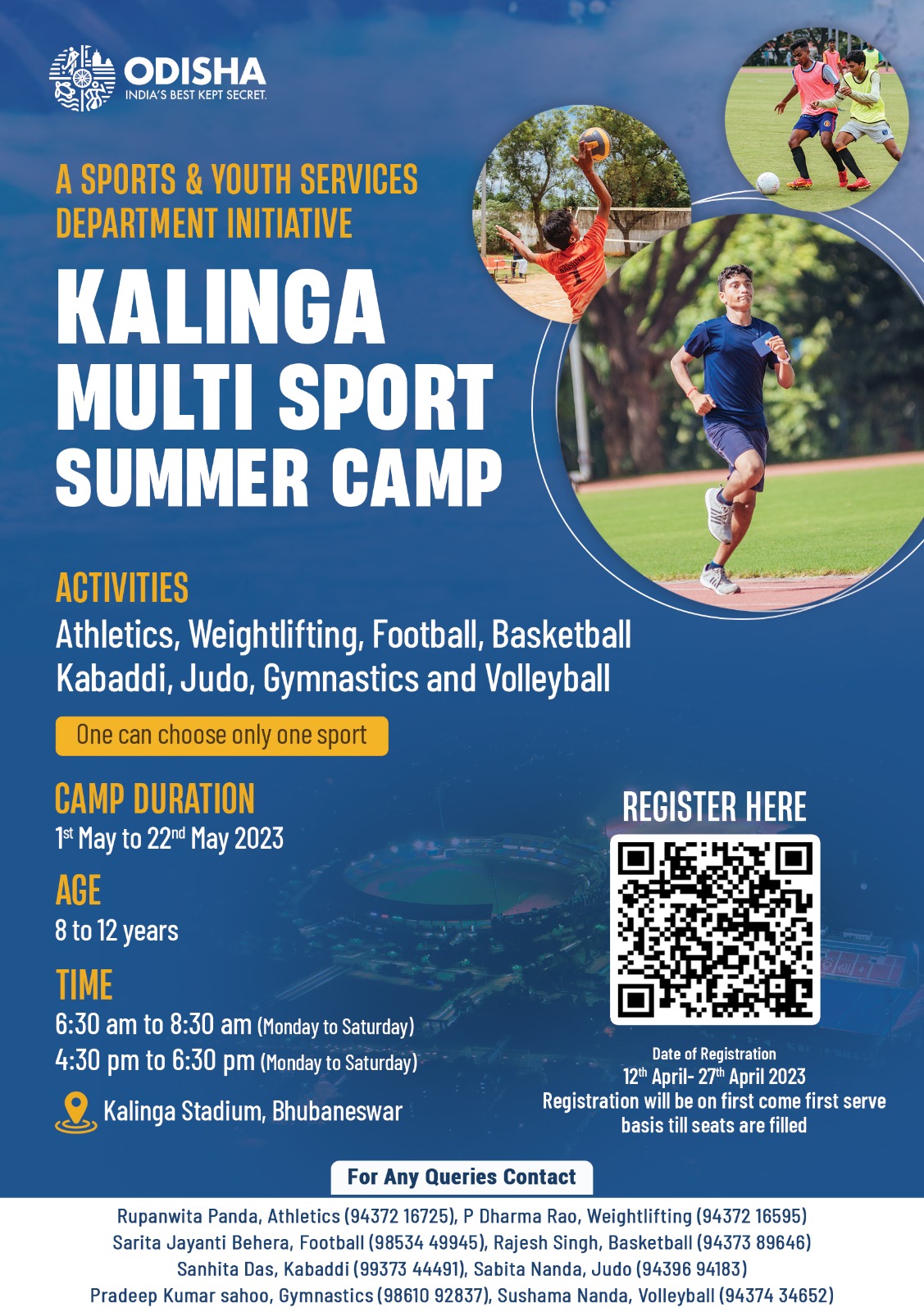 Odisha Sports on Twitter "Are your kids between 812 years & you want them to have a fun time