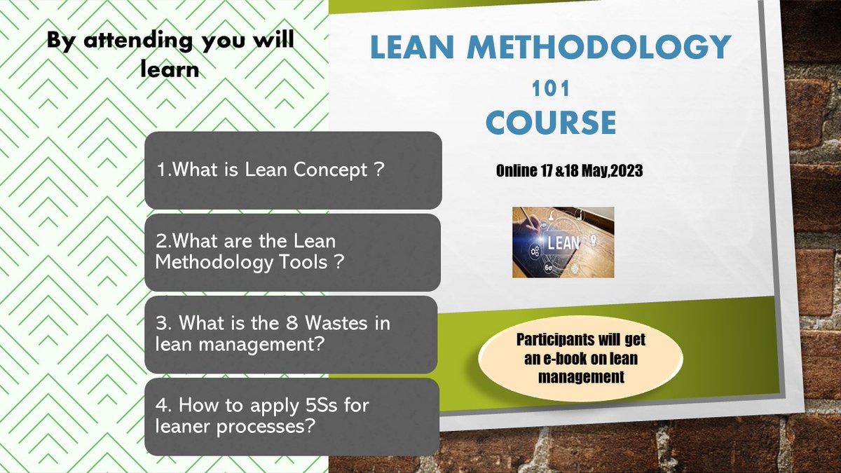 Lean Methodology 101 Course   docs.google.com/forms/d/e/1FAI…