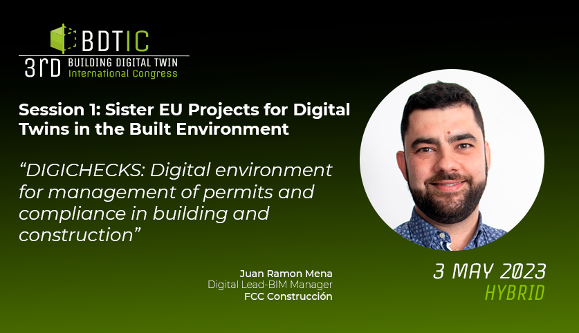 BDT_Congress's tweet photo. Juan Ramon from @ConstruccionFcc will be speaker during 3rd #BDTIC to know more about @DigiChecks - DBP Sister project 1 #SisterEUProjects
📅03/05/2023
📍 The Beacon, Antwerp
Register at:
➡️https://t.co/N6Uz7jVesI
@EUnet4DBP @DigiChecks https://t.co/YoACdFp5NW