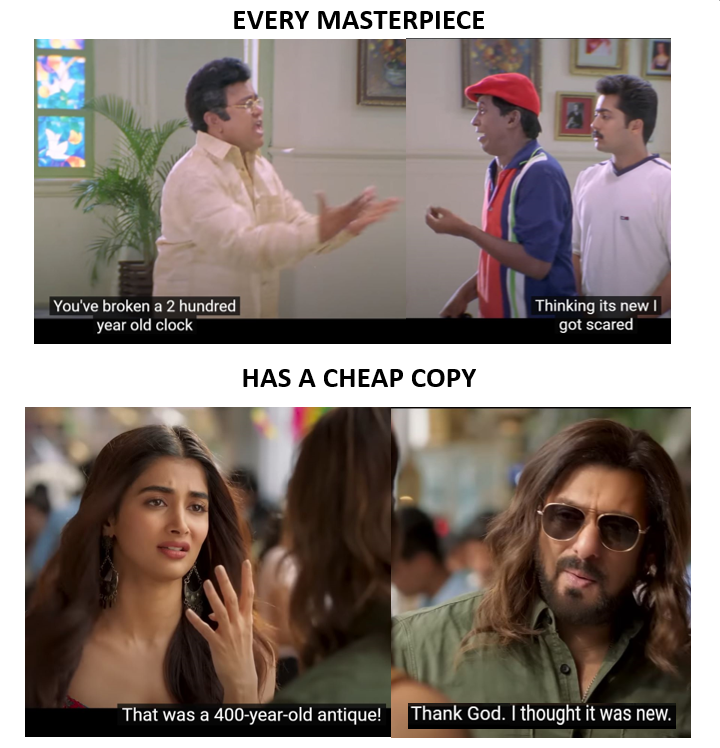 The trailer for #KisiKaBhaiKisiKaJaan had me like....