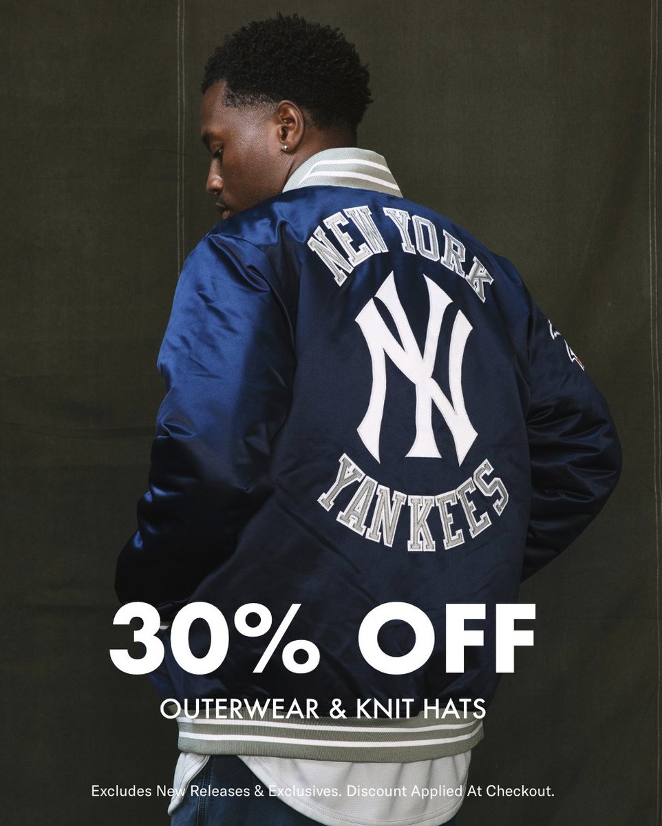 SNKR_TWITR on Twitter "AD 30 Off Mitchell and Ness Outerwear & Knit Hats MLB, NBA, NFL