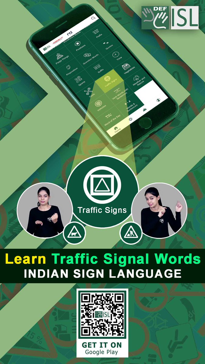 deafenabled's tweet image. Prioritise road safety with our module on traffic signs in Indian Sign Language. Download the DEF ISL App today!

Play store link - play.google.com/store/apps/det…

#deafenabledfoundation #DEFISL #app #download #indiansignlanguage #traffic #learning #conversation