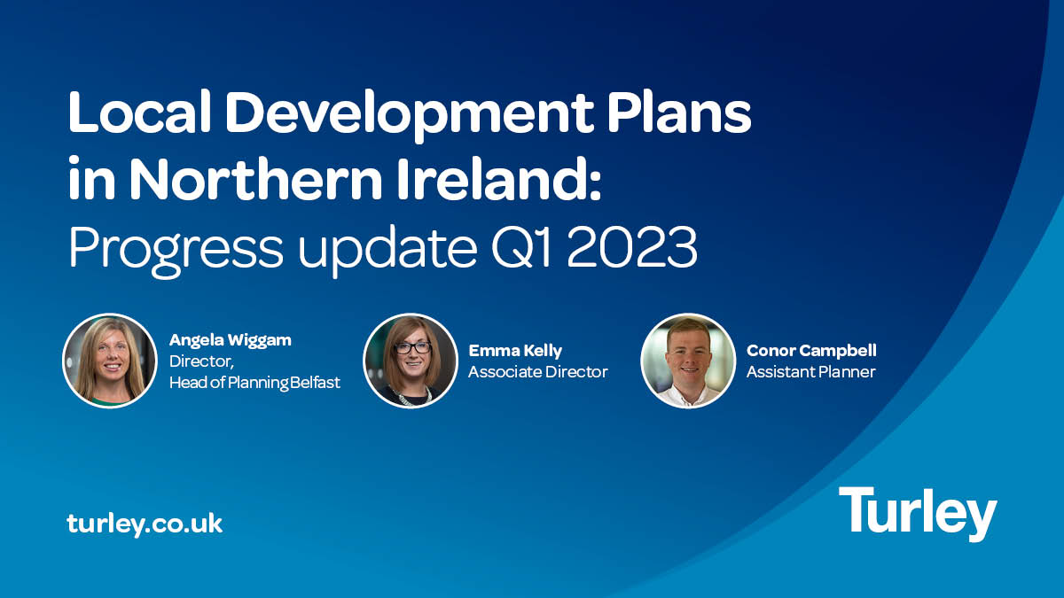 Q2 &amp; Q3 of 2023 look set to be busy periods for councils across Northern Ireland, with some significant progress in Local Development Plans in Q1. Our update explores the current position of local authorities in the LDP process: turley.co.uk/comment/local-… #planning #NorthernIreland
