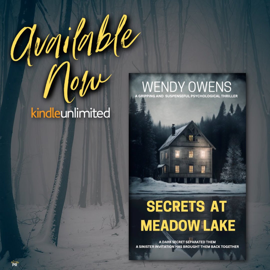 What a dark & twisted ride!

𝗦𝗘𝗖𝗥𝗘𝗧𝗦 𝗔𝗧 𝗠𝗘𝗔𝗗𝗢𝗪 𝗟𝗔𝗞𝗘 - 𝗢𝗨𝗧 𝗡𝗢𝗪

#SecretsAtMeadowLake @WendyLOwens 
#SecretsAtMeadowLakeRelease #WendyOwens
#PsychologicalThriller #ReadMe mybook.to/SecretsAtMeado…
#WinMe instagram.com/wendylowens/
#Hosted @TheNextStepPR