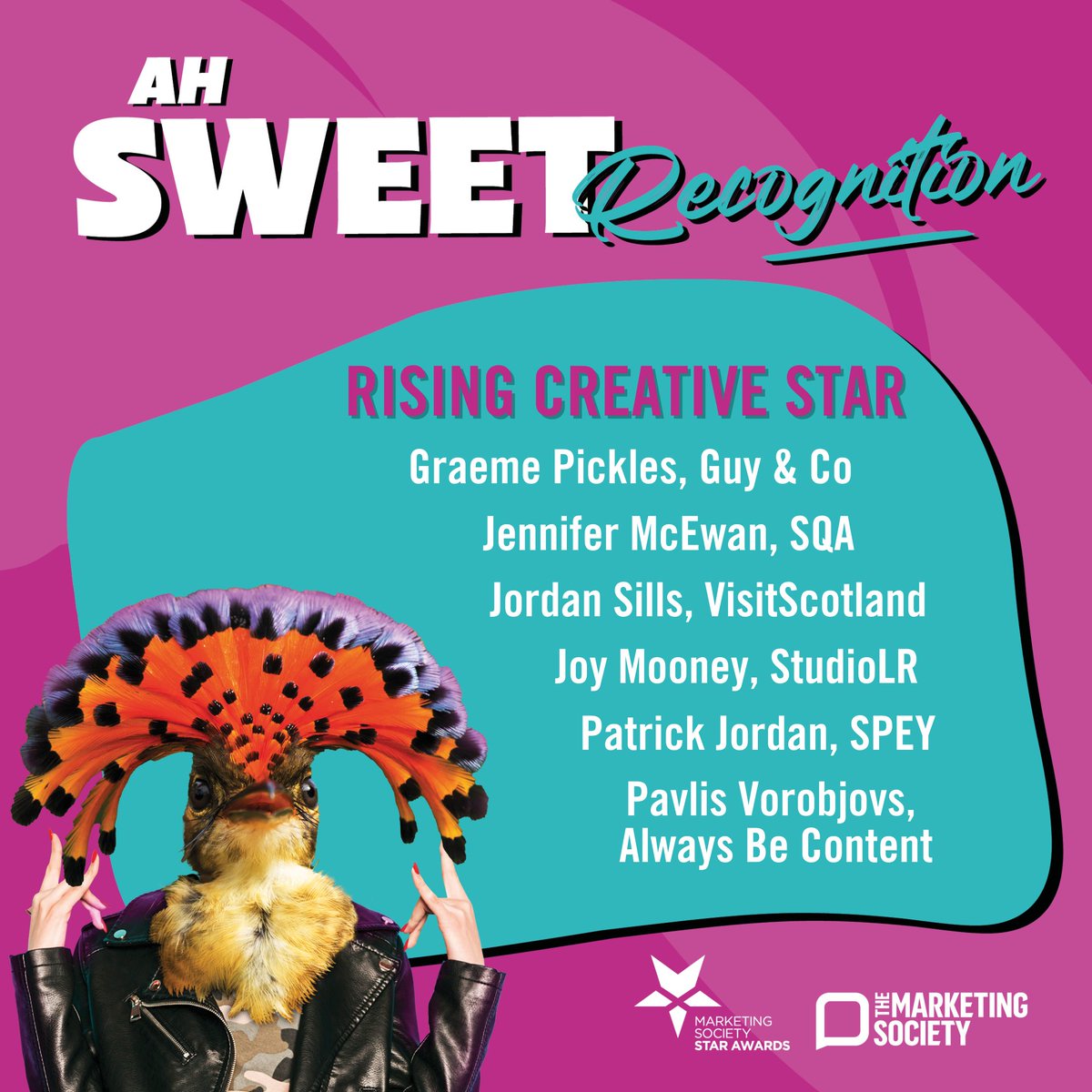 💫 RISING CREATIVE STAR shortlist: Graeme Pickles, <a href="/guyandcoagency/">Guy & Co</a> / Jennifer McEwan, <a href="/sqanews/">SQA</a> / Jordan Sills, <a href="/VisitScotland/">VisitScotland</a> / Joy Mooney, <a href="/StudioLR/">StudioLR ... standout brands & campaigns</a> / Patrick Jordan, <a href="/WeAreSpey/">Spey</a> / Pavlis Vorobjovs, @AlwaysBeContent