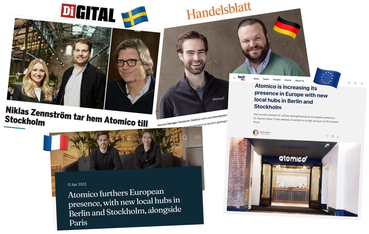 🇪🇺🤝 Hej, Hallo, and Bonjour! 🤝🇪🇺

🫡 <a href="/atomico/">Atomico</a> has been built on the fundamental belief that great companies can come from anywhere. Unfortunately, even though we're trying hard, Atomico itself can't be anywhere — but we can come a little closer.