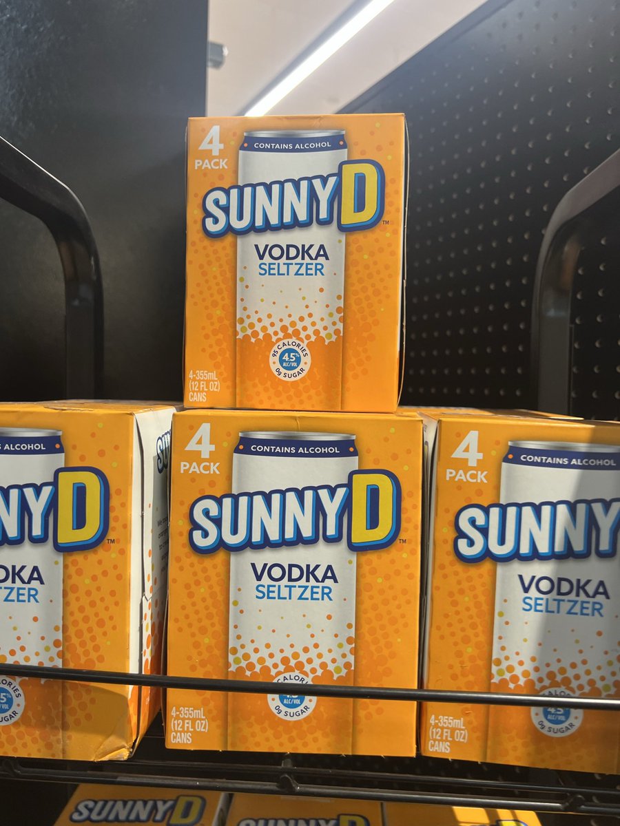 Does anyone remember the 80s/90s Joe Camel cigarettes ads? They were stopped because they were accused of using cartoons to sell cigarettes to kids. I’m getting those kind of vibes from this Sunny D booze edition right here.