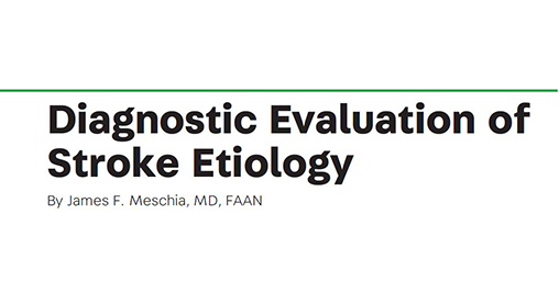 The first Editor's Pick, by Dr. James Meschia (<a href="/JamesMeschia/">James Meschia</a>), from the April #Cerebrovascular Disease issue, is now available to all at continpub.com/DiagEvalStroke…. <a href="/AANmember/">American Academy of Neurology</a> <a href="/MayoClinicNeuro/">Mayo Clinic Neuro</a> #stroke #neurology #NeuroTwitter #MedEd