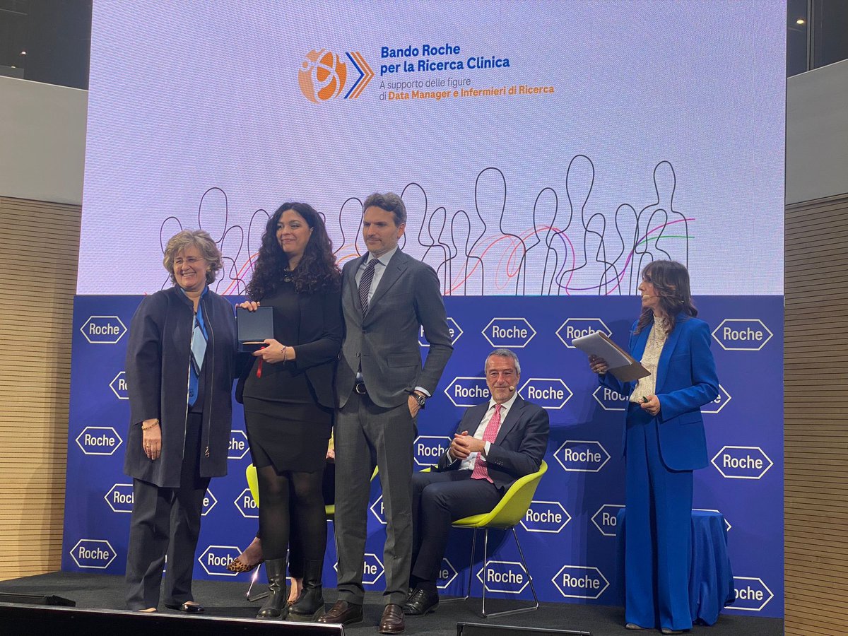 Italian Sarcoma Group (@itasarcomagroup) on Twitter photo Grande soddisfazione essere premiati tra i vincitori del bando <a href="/RocheItalia/">Roche Italia</a> a supporto dei #datamanager per la ricerca clinica. Un applauso speciale ai nostri Viviana Appolloni e Stefano Radaelli e uno stimolo in più nel nostro impegno di #ricerca con i Pazienti sempre al centro Grande soddisfazione essere premiati tra i vincitori del bando <a href="/RocheItalia/">Roche Italia</a> a supporto dei #datamanager per la ricerca clinica. Un applauso speciale ai nostri Viviana Appolloni e Stefano Radaelli e uno stimolo in più nel nostro impegno di #ricerca con i Pazienti sempre al centro
