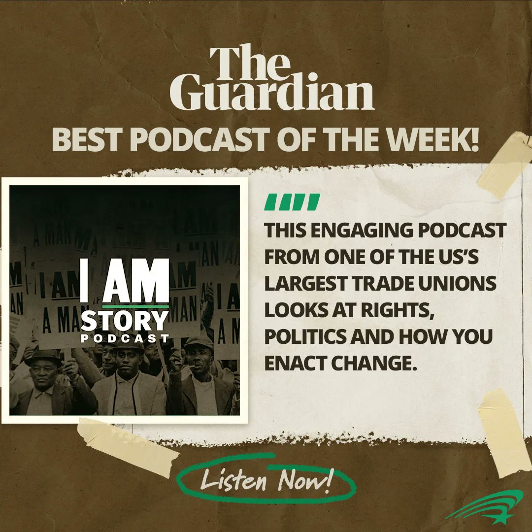 ICYMI: The <a href="/guardian/">The Guardian</a> named the I AM Story a top podcast of the week! 

Join others in reliving the history of the 1968 Memphis Sanitation Strike. You can find the second episode here: afsc.me/3GCAj3H