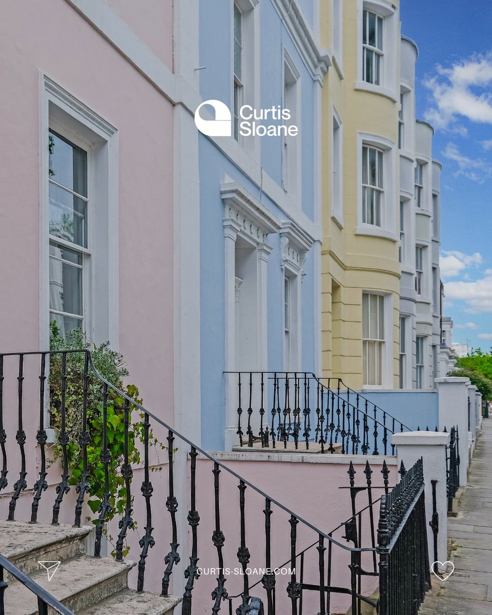 Notting Hill, where every corner is a burst of color.⁠
⁠
-⁠
#nottinghill #colorfulhouses #home #houses #buy #ownahouse #luxuryproperties #curtissloane #realestate