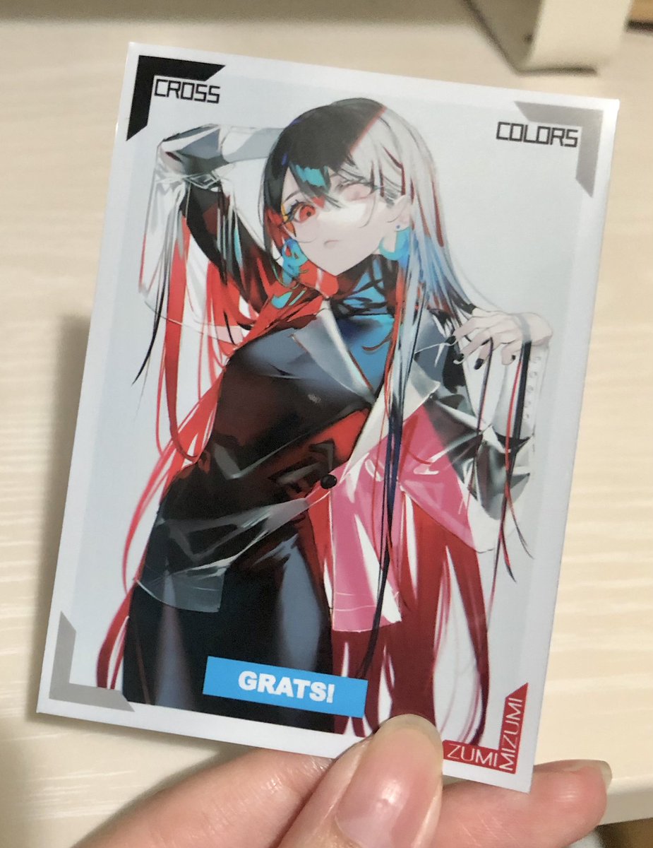 GRATS！様よりスリーブのサンプルをいただきましたー！！すっっごく