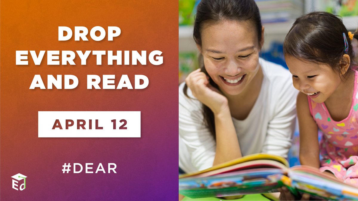 Stop. 🛑
Drop what you're doing. ⬇️
And pick up a book! 📚

We hope you take some time today to #DropEverythingAndRead today! #DEAR