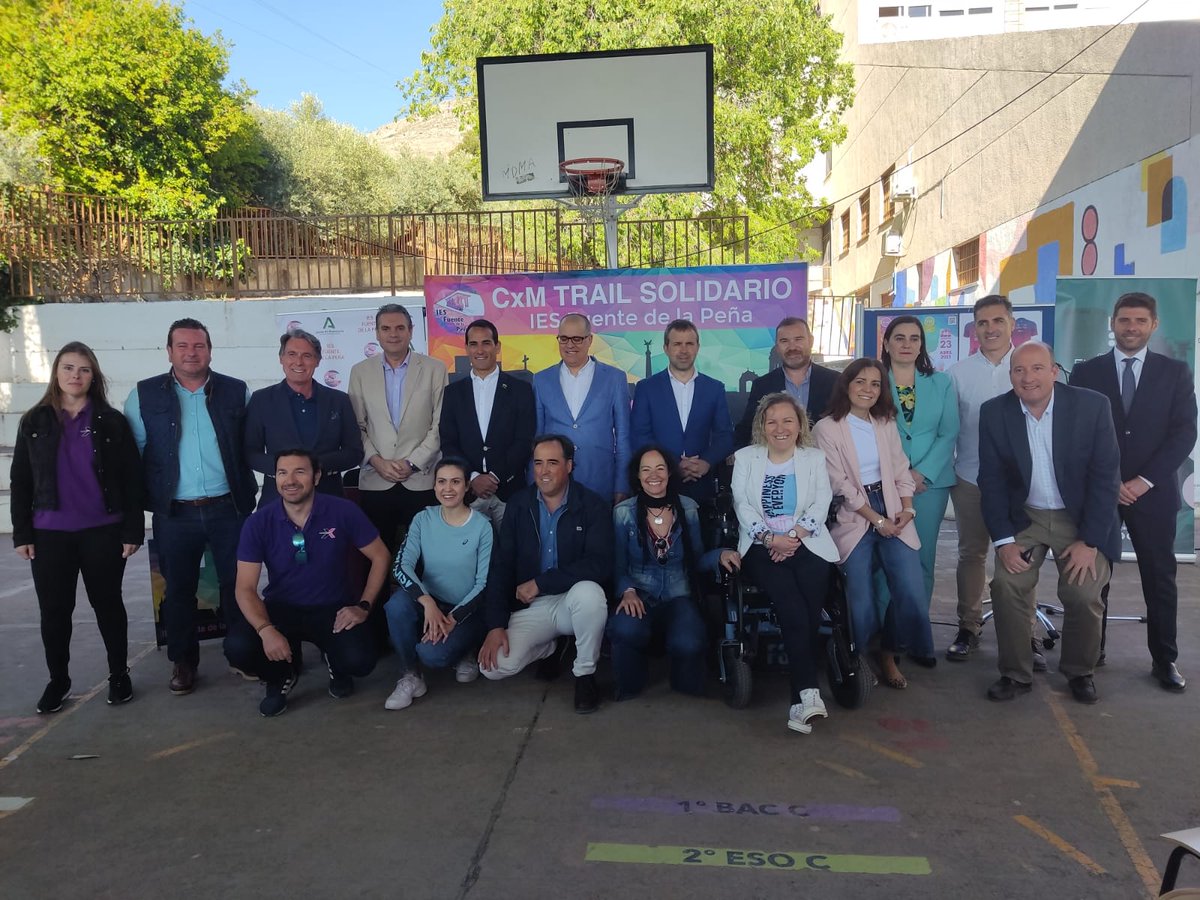 🏃‍♀️🏃‍♂️ El CxM Trail Solidario del IES Fuente de la Peña de Jaén aúna deporte, naturaleza e inclusión.

El delegado de <a href="/EducaAnd/">Consejería Desarrollo Educativo y FP</a>, <a href="/Fjsolano76/">Francisco j.  Solano</a>, destaca el carácter didáctico de esta carrera cuya recaudación irá destinada íntegramente a <a href="/JaenInclusiva/">Federación Jaén Inclusiva</a>.
