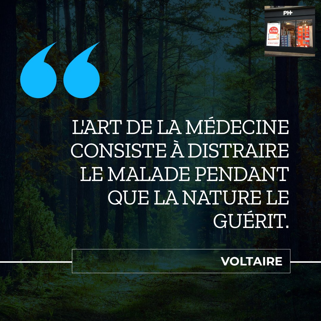 {Citation du jour} 😎

Quand la #nature fait bien les choses...🌿

#médecinedouce #médecinenaturelle #Voltaire