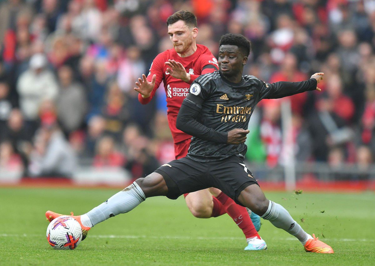 SVFootball_eu's tweet photo. 🚨 Matt Turner says Bukayo saka is often getting to Arsenal training early

🗣️ Turner on Saka's work ethic: "I will often arrive at Arsenal training early, but am often beaten to London Colney by Bukayo Saka each day."

🗣️ On Saka's impact: "He is one of the best talents in the Premier League. And yet, he is putting in the work to improve further."

🗣️ Saka's message to teammates: "He is setting the standards on the pitch, and has been for a long time. And, as it turns out, he is doing similar on the training ground."