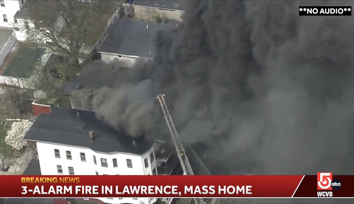 LAWRENCE 
3rd ALARM 
Junipter St. 
#LawrenceFire 
#WCVB #Sky5