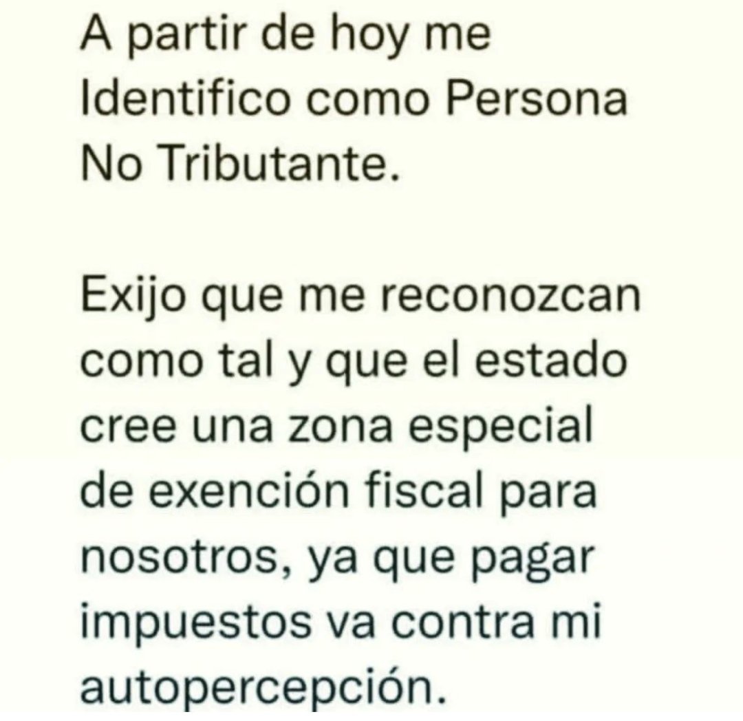 Me declaró no tributante, me niego a pagar el sueldo de gente como <a href="/IreneMontero/">Irene Montero</a>